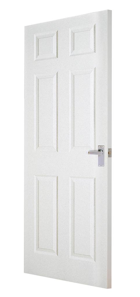 LEITRIM 6P TEXTURED FD30 FIRE DOOR 78x24X44MM
