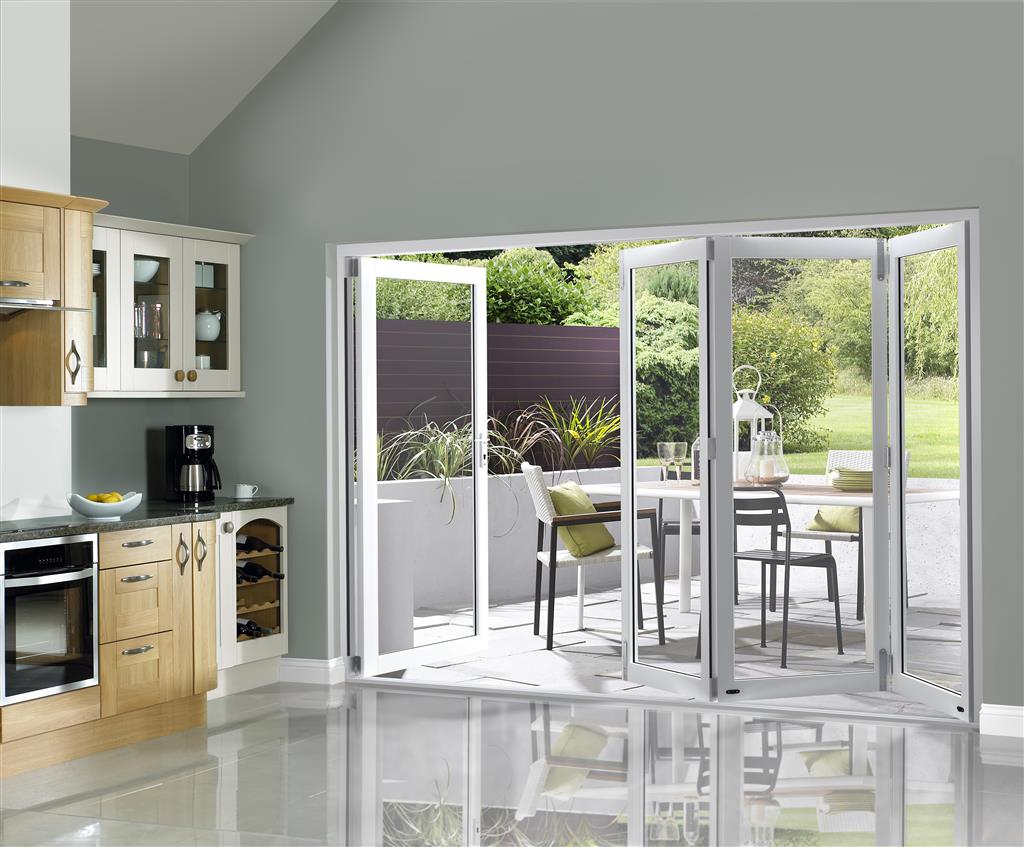 SLIDEFOLD MASTER 54 WHITE 6FT 3 DOOR